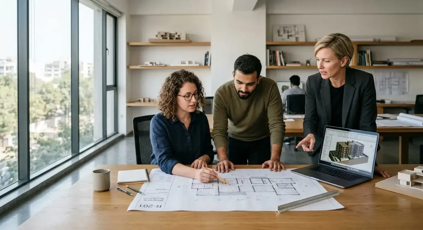 Architectural BIM team collaboration