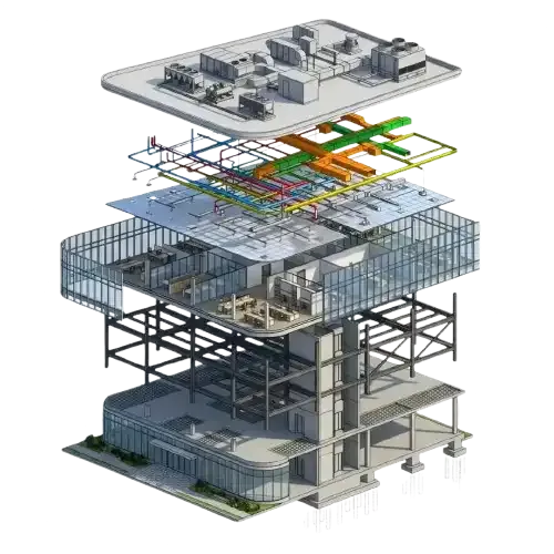 BIM MEP Building Model